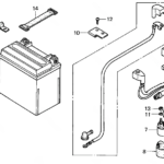 Honda TRX400FA Battery