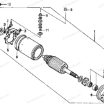 Honda TRX400FA Starter Motor