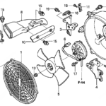 Honda TRX400FA Cooling Fan