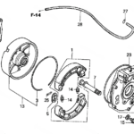 Honda TRX400FA Rear Brake Panel