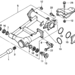 Honda TRX400FA Swingarm